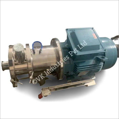 Silver Automotive Polish In-line Mixer Homogeniser