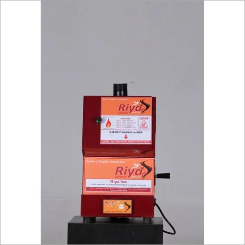 Red Mega Model Sanitary Napkin Incinerator