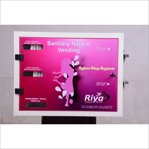 Pink Anytime Sanitary Napkin Vending Machine