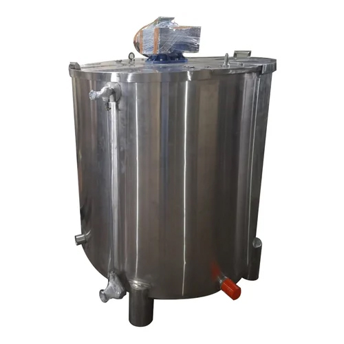Chocolate Holding Tank - 400L Capacity, Electric Powered Mild Steel, Silver Finish | Industrial Use, New Grade MS