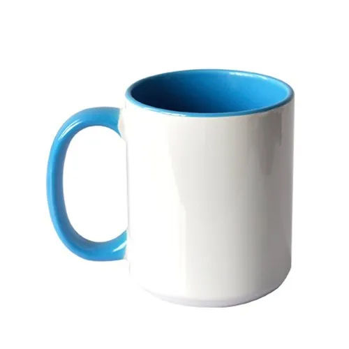 Sublimation 3 Tone Blue Inner Colour Mug