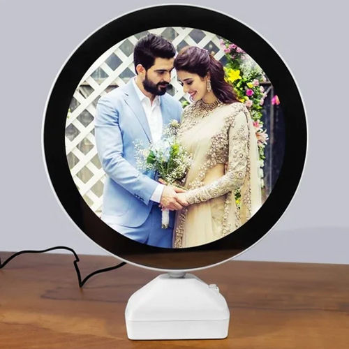 25x21cm Glass Round Magic Mirror