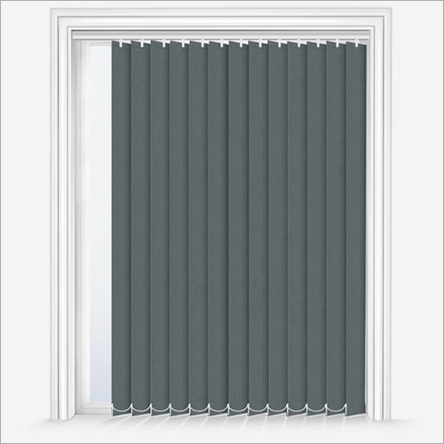 Plain Dyed Window Grey Curtains