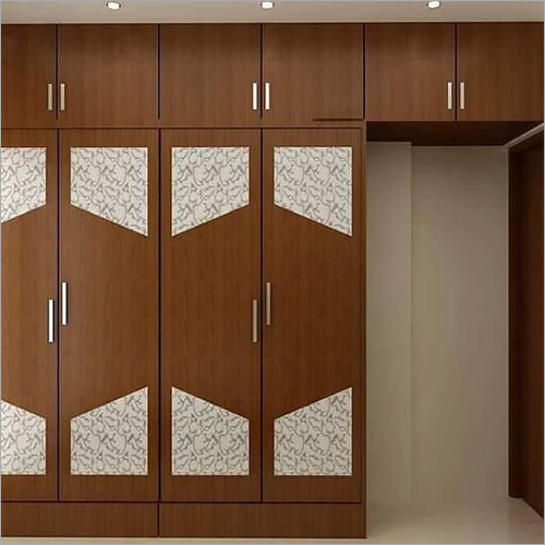 Wood 4 Door Wardrobe