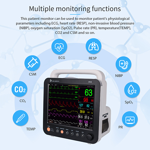 Touch Screen Patient Monitor For Hospital