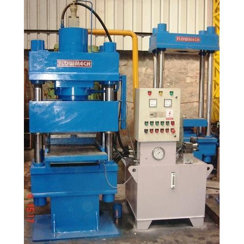 Hydraulic Powder Compacting Press - Color: Blue