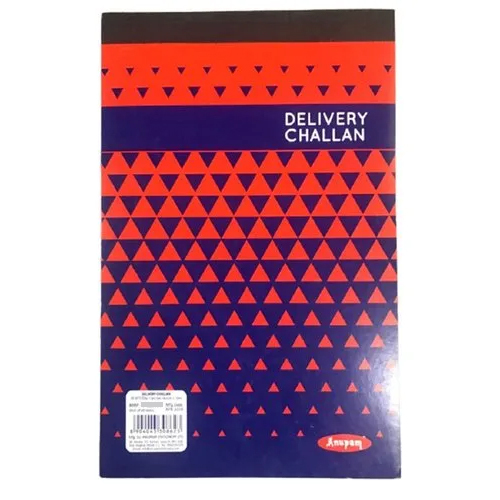 Delivery Challan Book - Plastic Material, Customized Size | Ideal for Commercial Use, Durable and Practical for Business Transactions
