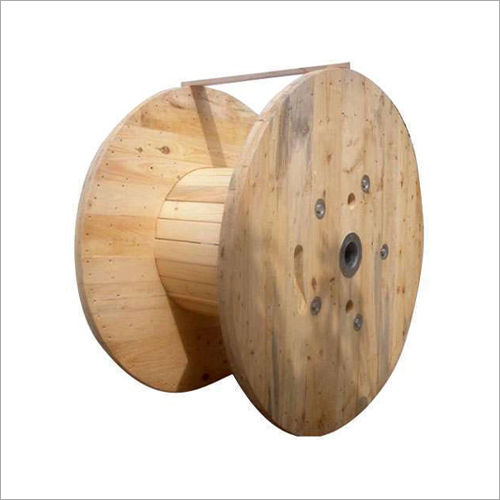 Wooden Running Empty Cable Drum