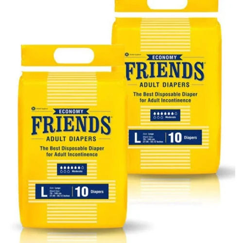 Friends Easy Adult Diapers Extra Large Size Waist 48-68 Inch, Size: Medium  71.12-111.76 Cm at Rs 426/pack in Coimbatore