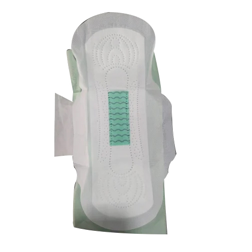 Sanitary Napkins With Anion Chip - Cotton Material, White Color | Anti-Bacterial, Suitable for All Ages, Disposable, Single Use, Store in Dry Place