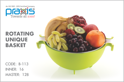 ROTATING UNIQUE BASKET( PLASTIC COLANDER)