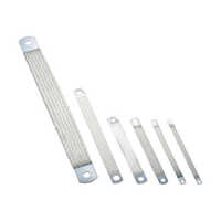 Tinned Braided Copper Flexible Connectors With Lugs - Color: Silver