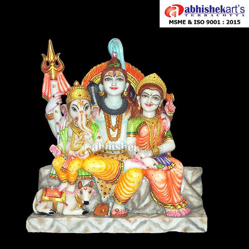 Marble Lord Shiv Parvati Statue