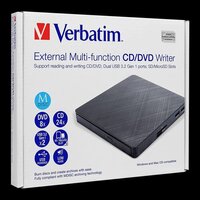 Verbatim External Mobile Multi Function Cd/dvd Writer