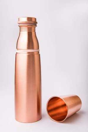 Copper Bottle With Glass