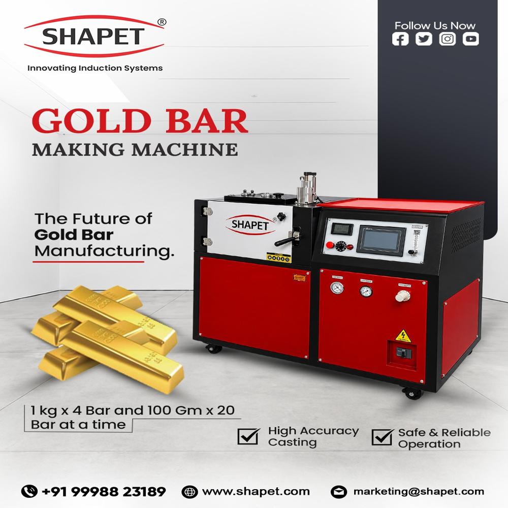 Gold Bar Making Machine - Capacity: 1 Kg/hr