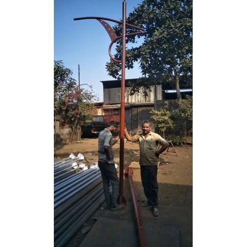 Single Arm Decorative Pole