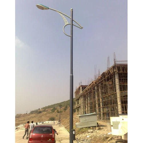 Single Arm Bracket Tubular Street Light Pole