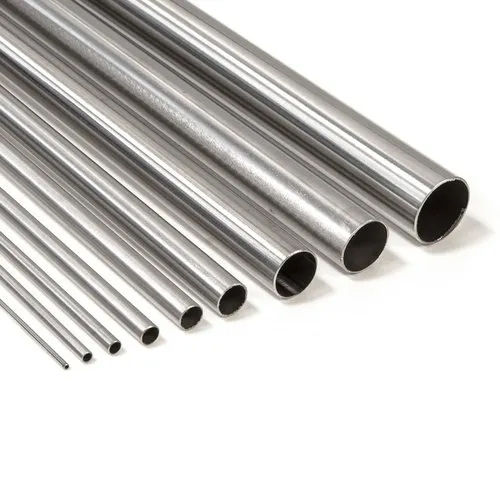 Stainless Steel Pipe - Stainless Steel, Silver Color | Ideal for Construction Applications