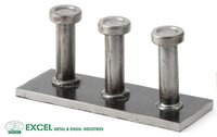 Shear Connector Stud - 16mm-25mm Diameter, Flat Head/weld-end | High Capacity Shear Force Connection, Corrosion Resistant, Grade 8.8, 450-700 Mpa Tensile Strength