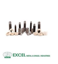 Arc Weld Stud - Industrial Grade Steel, Silver Color | Durable Head Type For Reliable Performance
