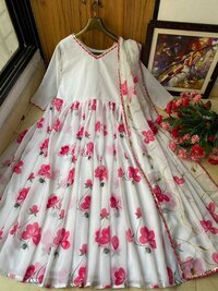 Women Fancy Designer Printed Gown...
