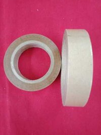 Brown Paper Hotmelt Adhesive Tape - 80gsm Thickness, 35 Rayon Mtr Length | One-sided Craft Paper Coating, Mechanical Pulp, Round Shape