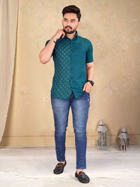 Mens Slub Cottan Designer Shirt...