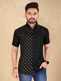 Mens Slub Cottan Designer Shirt...