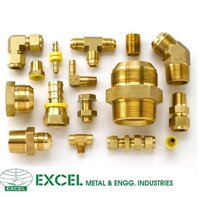 Brass Tube Fitting - Forged Brass Connector Coupler Elbow, Customizable Sizes & Diameters, Polished Gold Finish, High Tensile Strength