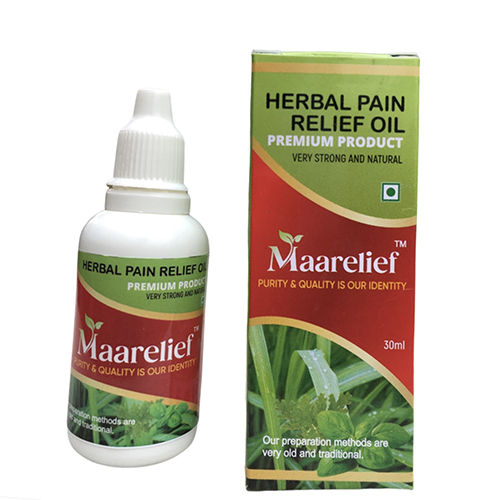 Herbal Pain Relief Oil 30 Ml Age Group: Suitable For All Ages