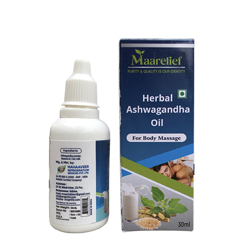 Herbal Ashwagandha Oil 30 Ml Recommended For: All