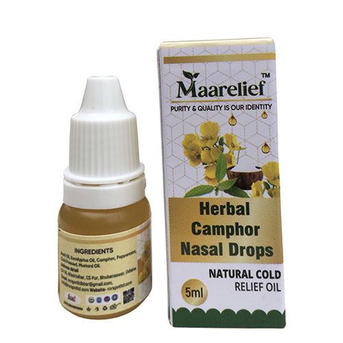 Herbal Camphor Nasal Drops 5 Ml Ingredients: Herbs