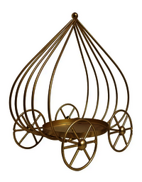 Metal Gift Basket Cart Hamper Gift Hamper And Tray Gift Basket Serving Basket Flower Decoration Basket - Metal, Variable Dimensions, Gold Finish | Durable, Elegant Design, Event Decoration, Versatile Use