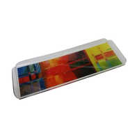 Acrylic Printed Serving Tray - Rectangular, Different Size Options | Multicolor, Custom Logo, Ideal For Commercial Use