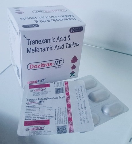 Tranaxamic Acid 500 mg and Mefenamic Acid 250 mg
