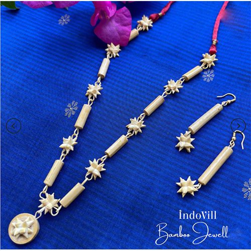 Stick Star Bamboo Necklace Set