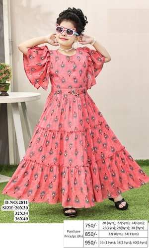 Girls cotton frock