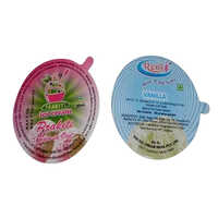 Ice Cream Cup Lid - Paper Material, Various Sizes Available, Multicolor Design | Snap-on, Domed Features For Portability And Freshness