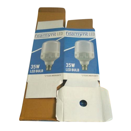 Customized LED Bulb Box - Paper Material, Various Sizes Available | Customizable Graphics, Durable Design, Eco-Friendly Options, Packaging Inserts