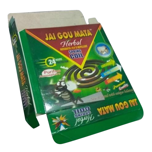 Mosquito Coil Packaging Box - Paper Material Various Sizes Available | Square Shape Durable Design for Breakage Resistance