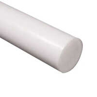 Delrin Rod - Polyacetal, Round Shape, White Color | High Tensile Strength, Low Coefficient Of Friction, Excellent Dimensional Stability
