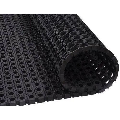 Black Hollow Rubber Sheet