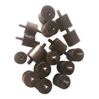 Black Cylindrical Rubber Mount