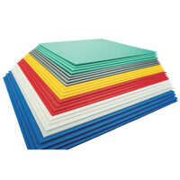 Plain Pp Flute Board - 1.2 X 1.83 Meter , Multicolor With Warranty