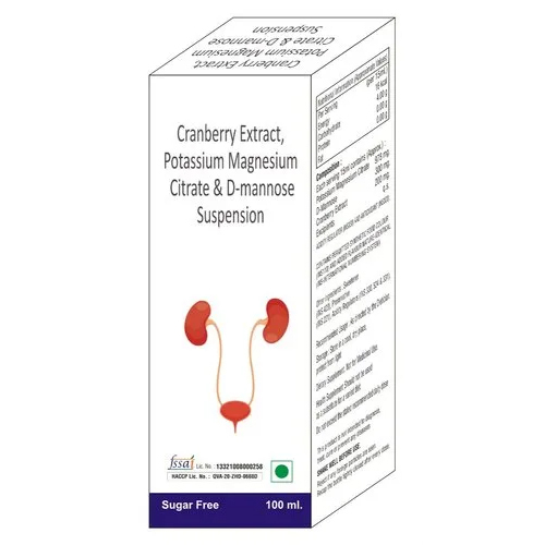 Cranberry Extract Potassium Magnesium Citrate And D Mannose Suspension