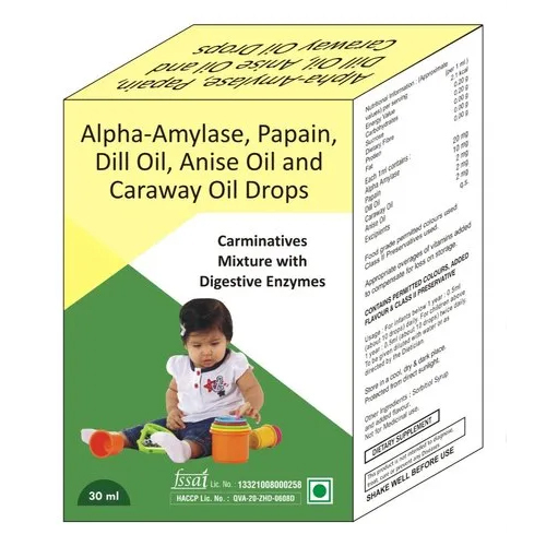 Alpha Amylase Papain Dill Oil Drop By ZIEXA HEALTHCARE