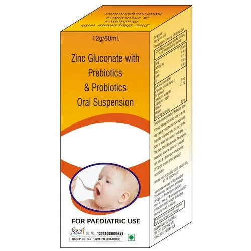 Zinc Gluconate With Prebiotic Probiotic Dry Syp