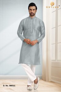 Mens Embroidery Work Kurtas And Pajamas...