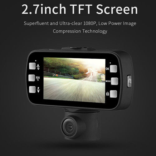 1080P Dual Lense Car Dash Camera